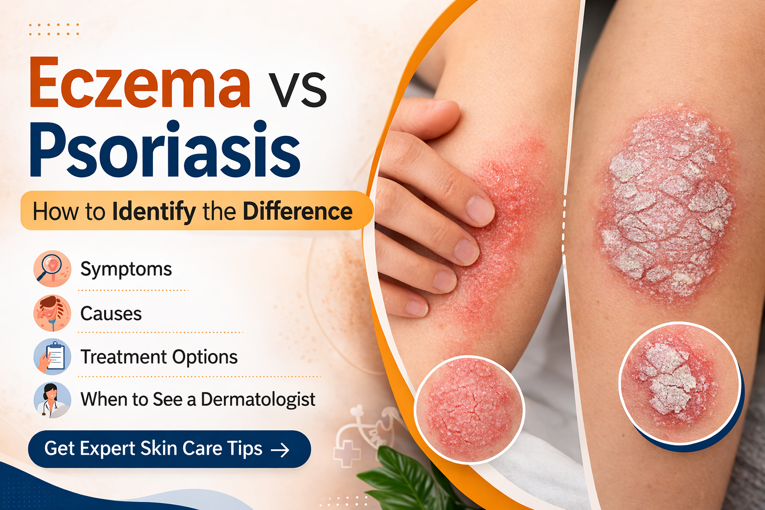 eczema vs psoriasis